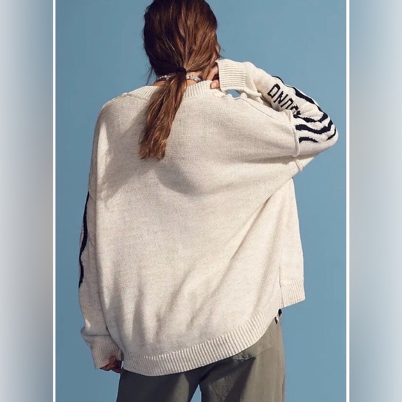 Pilcro Relaxed Sea Turtle Cardigan Sweater - Picture 12 of 12